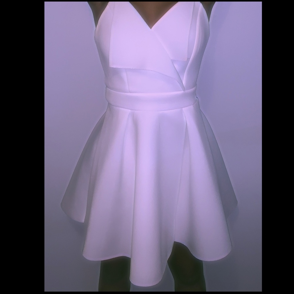 white dress